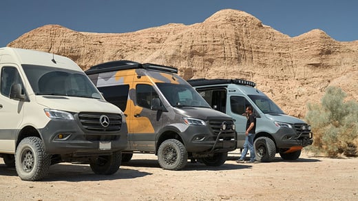 Outside Van Tackles the Desert With the New AWD Sprinter Chassis